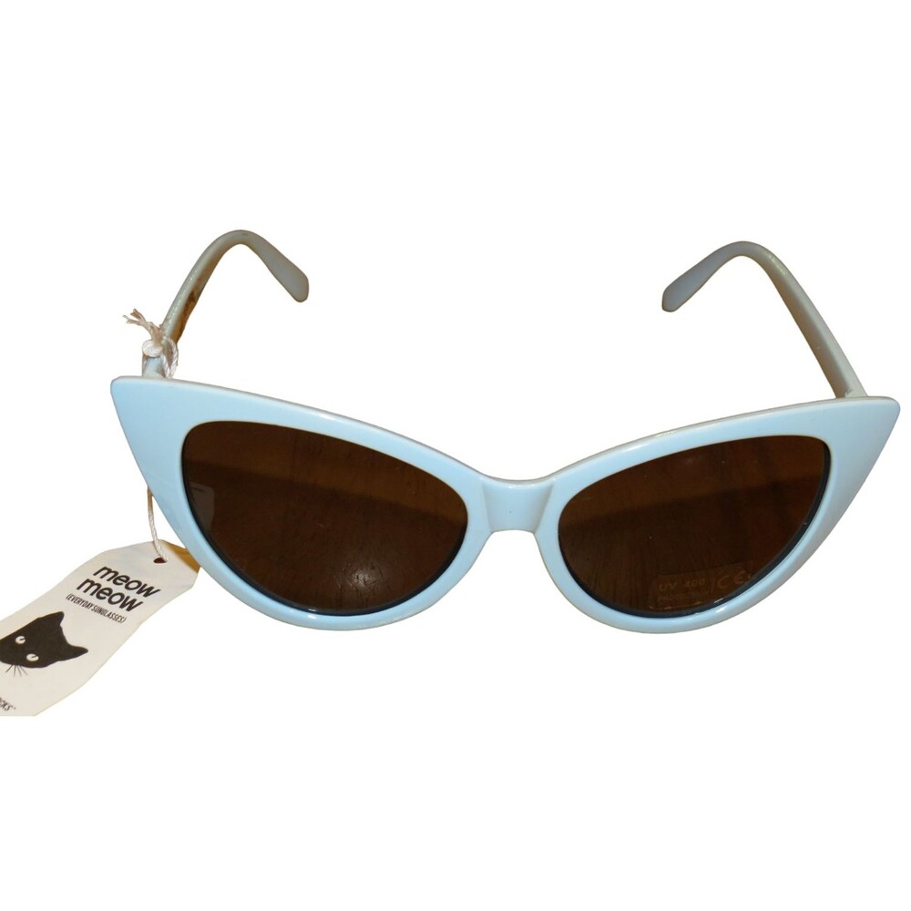 Zumiez Petals and Peacocks Retro Blue Cat Eye Sunglasses